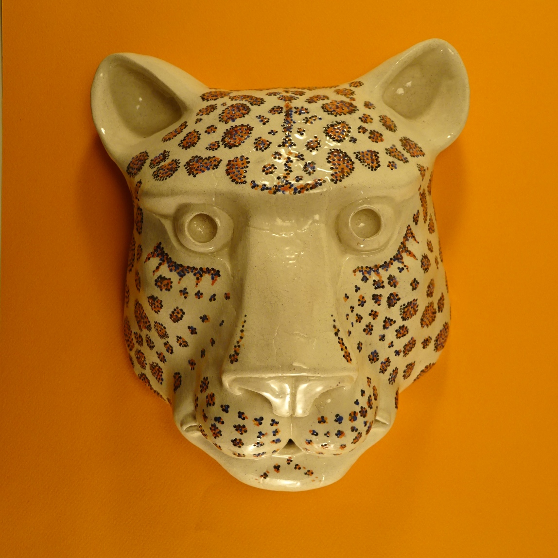Tête de léopard murale - 250€